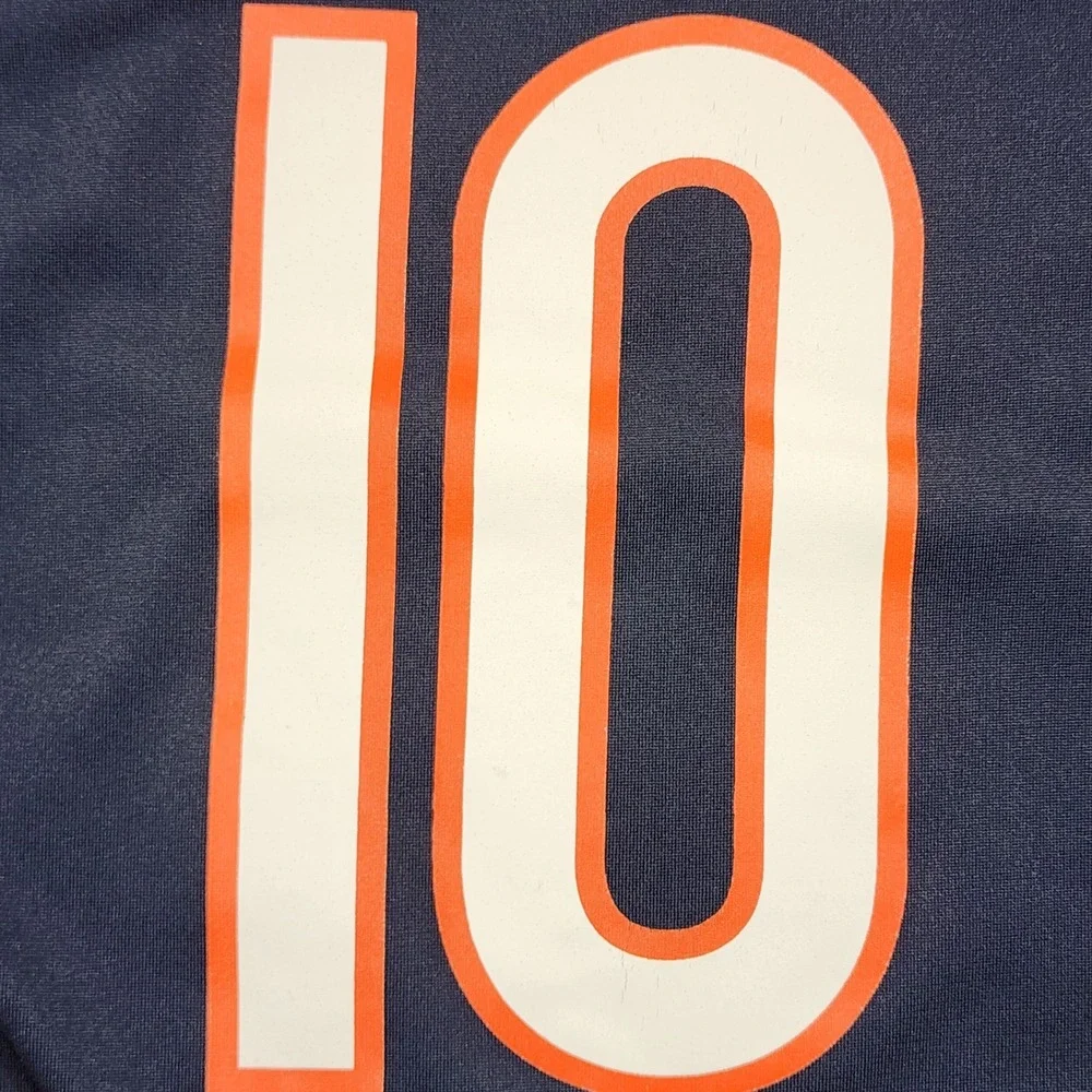 Nike Chicago Bears Mitchell Trubisky Youth Medium 10/12 Navy Blue Jersey